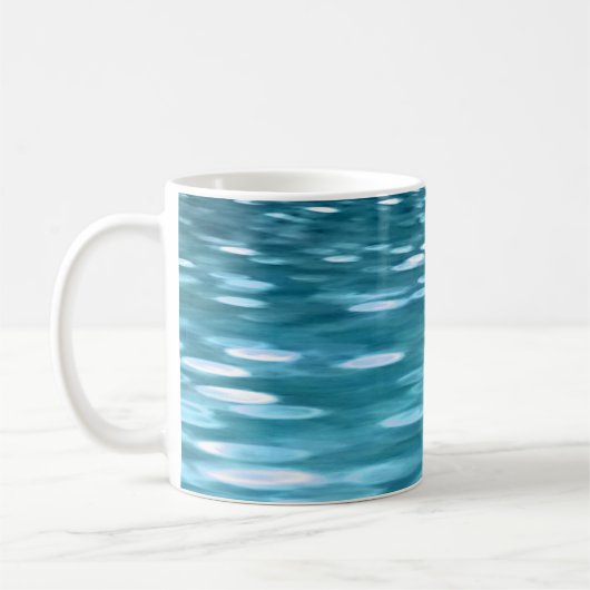 Aquamariner Schimmer Kaffeetasse (Links)