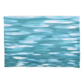 Aquamariner Schimmer Kissenbezug (Vorderseite)