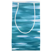 Aquamariner Schimmer Kleine Geschenktüte (Vorderseite)