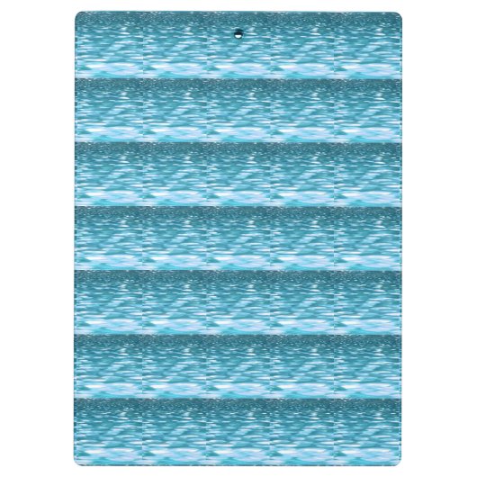 Aquamariner Schimmer Klemmbrett (Rückseite)