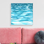 Aquamariner Schimmer Leinwanddruck (Insitu (Wohnzimmer))