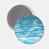 Aquamariner Schimmer Magnet (Vorderseite/Rückseite)