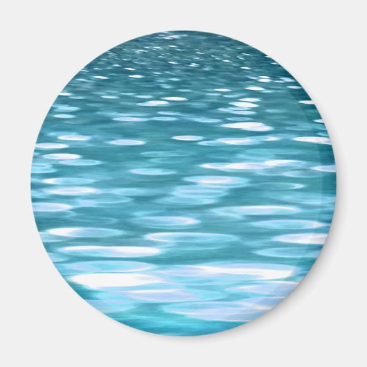 Aquamariner Schimmer Magnet (Vorne)