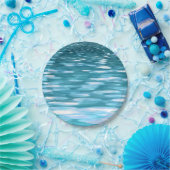 Aquamariner Schimmer Pappteller (Party)