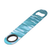 Aquamariner Schimmer Speedflaschenöffner (Vorderseite Schrägansicht)