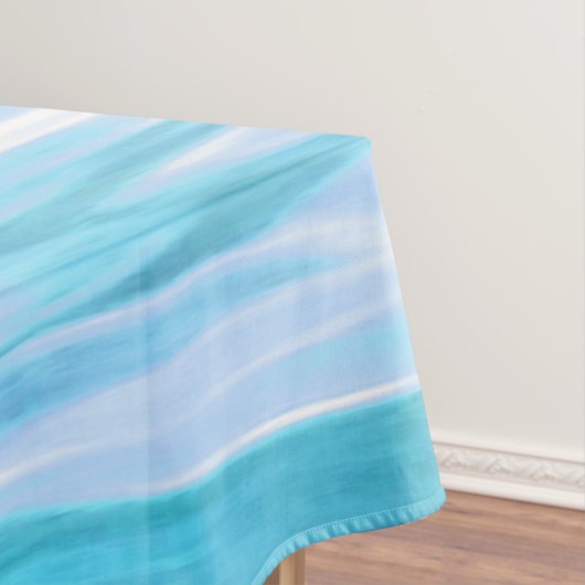 Aquamariner Schimmer Tischdecke (Beispiel)