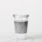 Aquamariner Schmetterling Acryltrinkbecher (Rückseite)