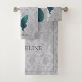 Aquamariner Schmetterling Badhandtuch Set (Insitu)