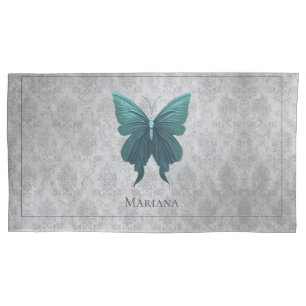 Aquamariner Schmetterling Kissenbezug