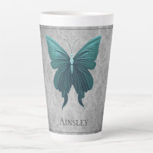 Aquamariner Schmetterling Milchtasse