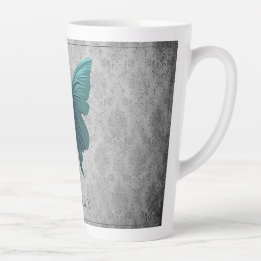 Aquamariner Schmetterling Milchtasse (Rechts)