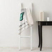 Aquamariner Schmetterling Personalisiert Sherpa Bl Sherpadecke (Beispiel)