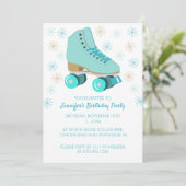 Aquamariner Skate Graphic Roller Skaten Themed Par Einladung (Stehend Vorderseite)
