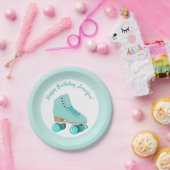 Aquamariner Skate Graphic Roller Skaten Themed Par Pappteller (Party)