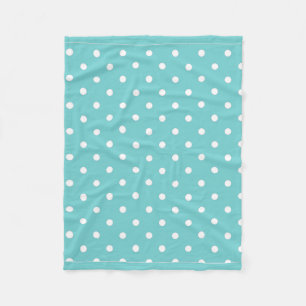 Aquamariner Sky Polka Dot Fleece Blanken