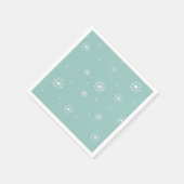 Aquamariner Snowflake Paper Cocktail Napkins Serviette (Ecke)
