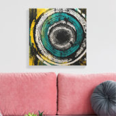 Aquamariner Sonnenuntergang Leinwanddruck (Insitu (Wohnzimmer))