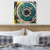 Aquamariner Sonnenuntergang Leinwanddruck (Insitu (Schlafzimmer))