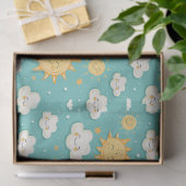 Aquamariner Sonntag Seidenpapier (Geschenk)