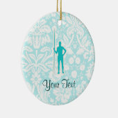 Aquamariner SpeerThrow Keramikornament (Rechts)