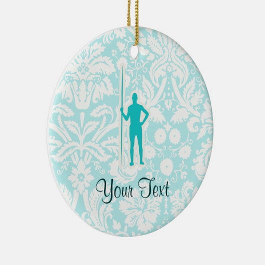 Aquamariner SpeerThrow Keramikornament (Rechts)