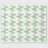 Aquamariner Spritzer Geschenkpapier (Flach)