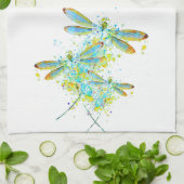 Aquamariner Spritzer Geschirrtuch (Gefaltet)