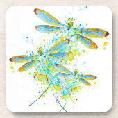 Aquamariner Spritzer Getränkeuntersetzer (Vorderseite)