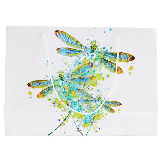 Aquamariner Spritzer Große Geschenktüte (Rückseite)