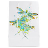 Aquamariner Spritzer Mittlere Geschenktüte (Rückseite)