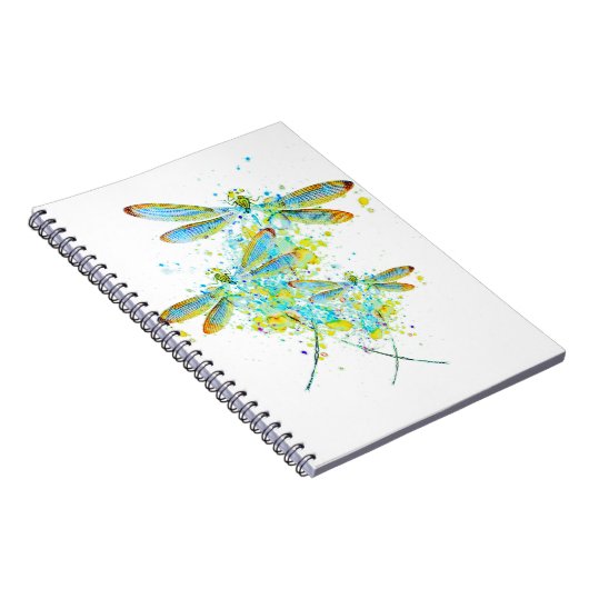 Aquamariner Spritzer Notizblock (Rechte Seite)