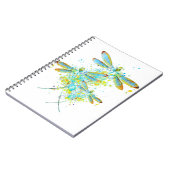 Aquamariner Spritzer Notizblock (Linke Seite)