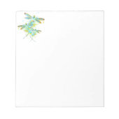 Aquamariner Spritzer Notizblock (Vorderseite)