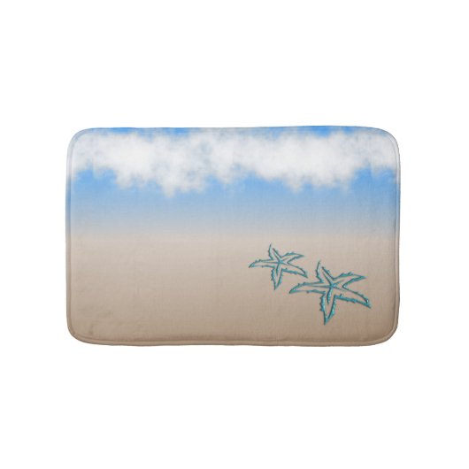 Aquamariner Starfish Badematte (Vorderseite)