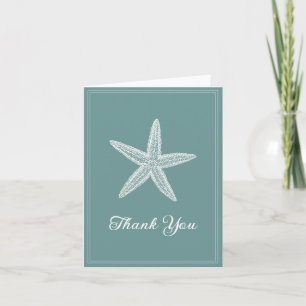 Aquamariner Starfish Dankeschön-Karte Dankeskarte