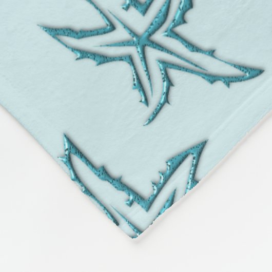 Aquamariner Starfish Fleece Blanket (Ecke)