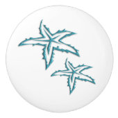 Aquamariner Starfish Keramikknauf (Vorderseite)