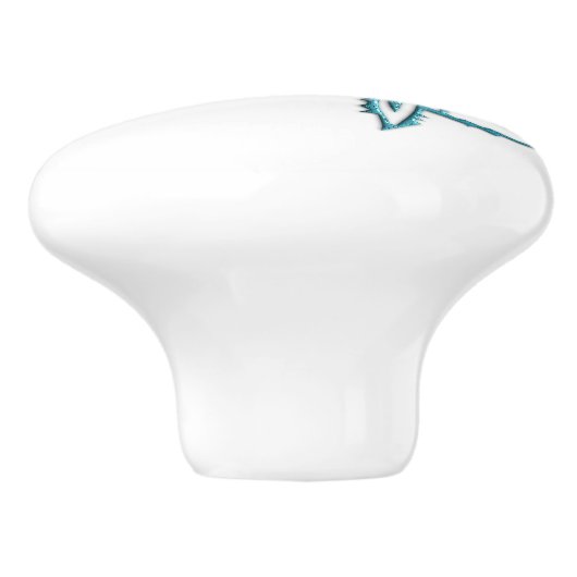 Aquamariner Starfish Keramikknauf (Seitenansicht)