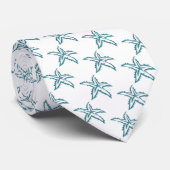 Aquamariner Starfish Krawatte (Gerollt)