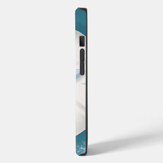 Aquamariner Starfish und Sand Dollar Beachy Case-Mate iPhone Hülle (Rückseite / Links)