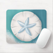 Aquamariner Starfish und Sand Dollar Beachy Mousepad (Mit Mouse)