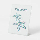 Aquamariner Starfish vorbehalten Sockelschild (Vorderseite)