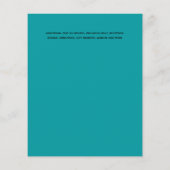 Aquamariner SWEET 16 Modernes, elegantes Budget Ge (Rückseite)