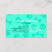 Aquamariner Tierarzt Visitenkarte (Rückseite)