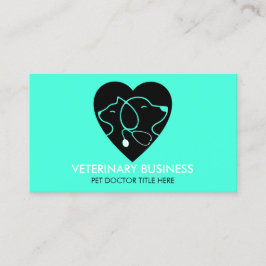 Aquamariner Tierarzt Visitenkarte