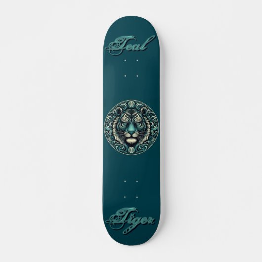 Aquamariner Tigerkreis Skateboard (Vorne)