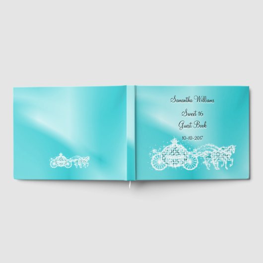 Aquamariner Trainer und Pferde Süß 16 Gästebuch (Voll)