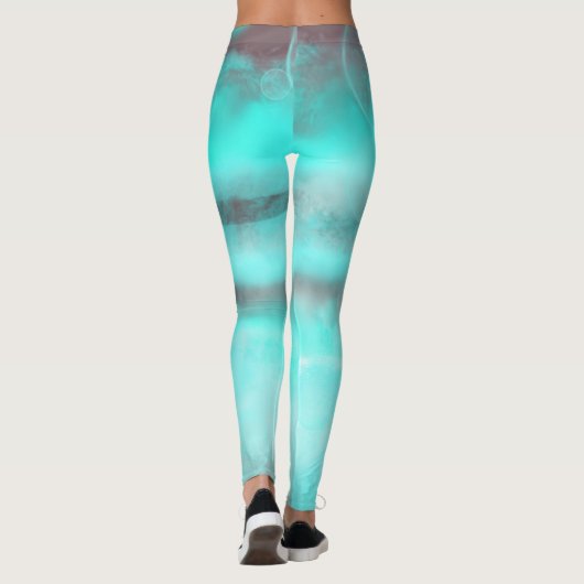 Aquamariner Traum Leggings (Rückseite)