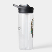 Aquamariner und braune Dreamcatcher | Sweet Dreams Trinkflasche (Rechts)