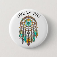Aquamariner und braune Dreamcatcher | Traum Big